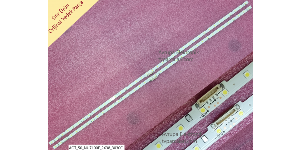 SAMSUNG UE50RU7100U Led bar, AOT50_NU7100F Panel ledleri